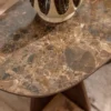 ⁦שולחן ספין סטון סינמון FLOR⁩ – תמונה ⁦2⁩